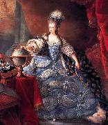 Jean Baptiste Gautier Dagoty Portrait of Marie-Antoinette of Austria Spain oil painting artist